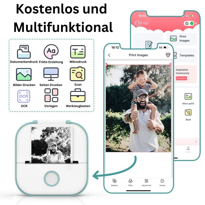 Decory Printy App Möglichkeiten