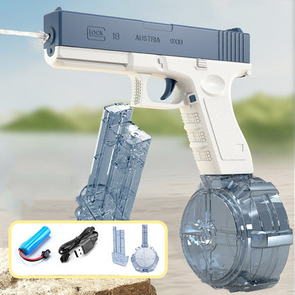 Aqua Gunz: Glock Zubehör Trommelmagazin blau