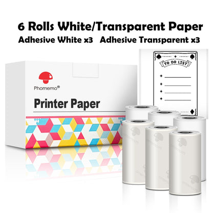 Decory Printy-Paper Big-Sticky-Transparent