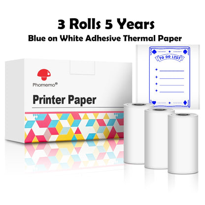 Decory Printy-Paper Sticky-Blau