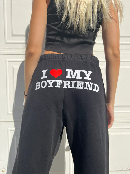 "I ❤️ MY BOYFRIEND" Sweatpants