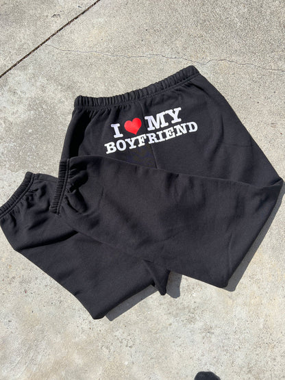 "I ❤️ MY BOYFRIEND" Sweatpants