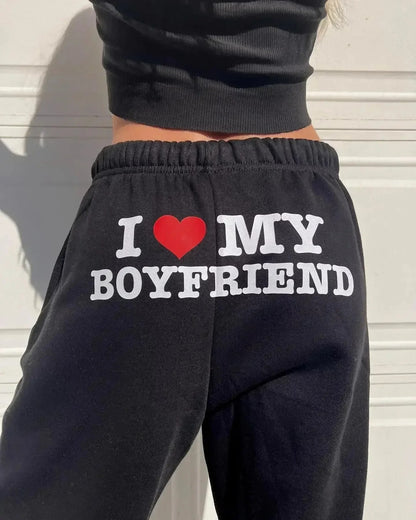 "I ❤️ MY BOYFRIEND" Sweatpants