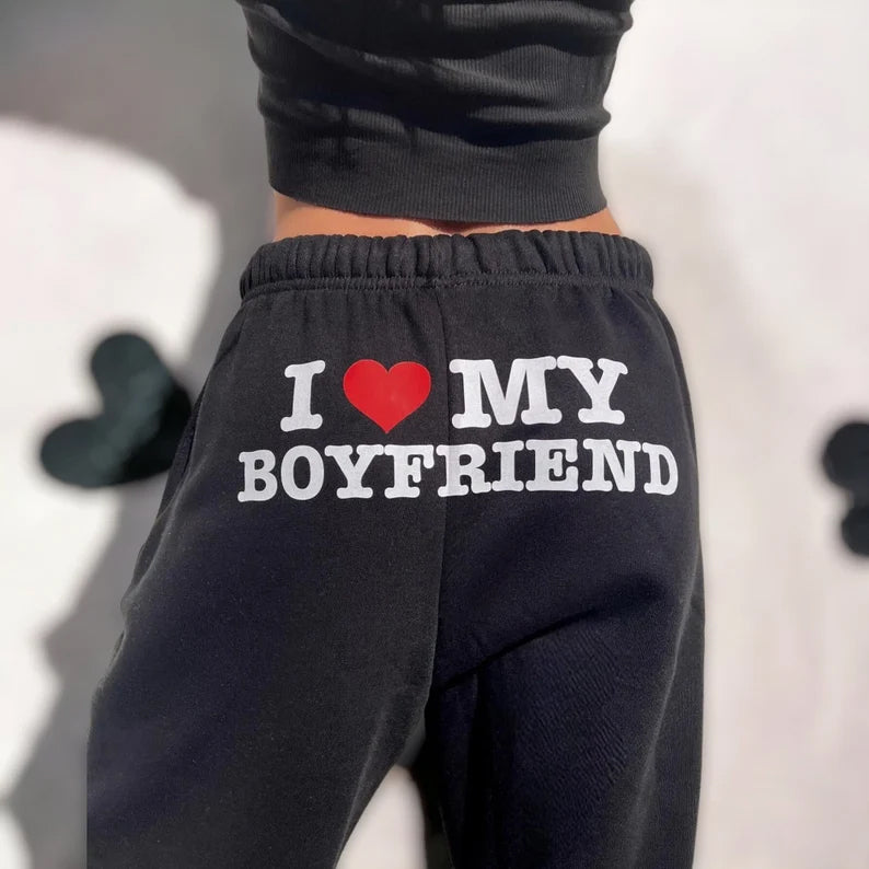 "I ❤️ MY BOYFRIEND" Sweatpants