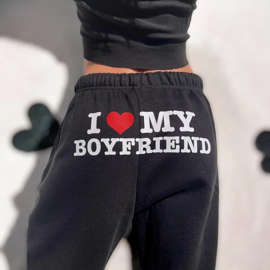 "I ❤️ MY BOYFRIEND" Sweatpants